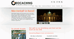 Desktop Screenshot of geocaching-magazin.com